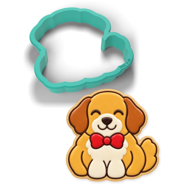 Golden Retriever Bow cookie cutter