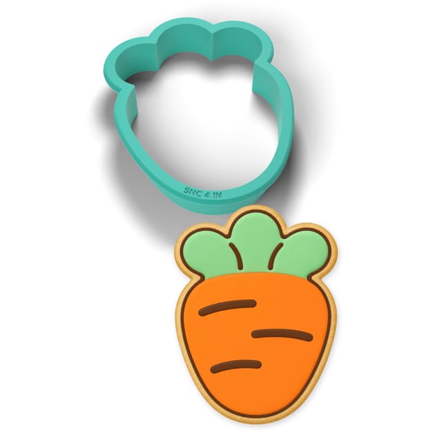 Carrot cookie cutter