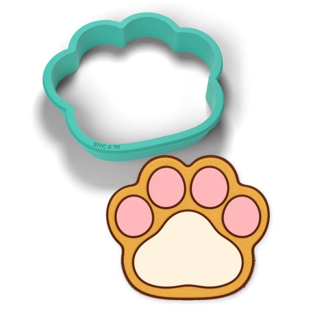 Paw Print cookie cutter