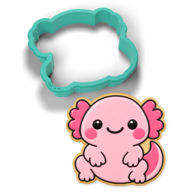 Axolotl cookie cutter