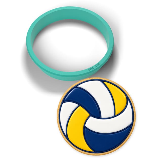 Volleyball cookie cutter