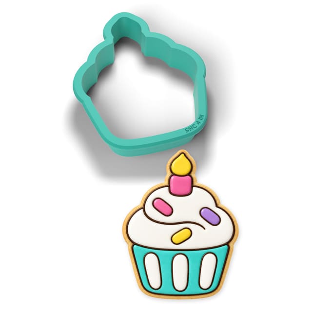 Birthday Cupcake cookie cutter