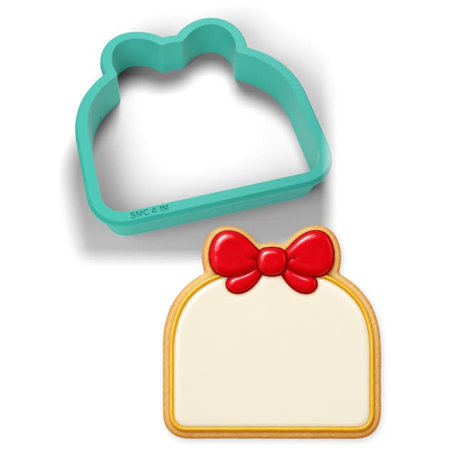 Bow Arch Plaque cookie cutter