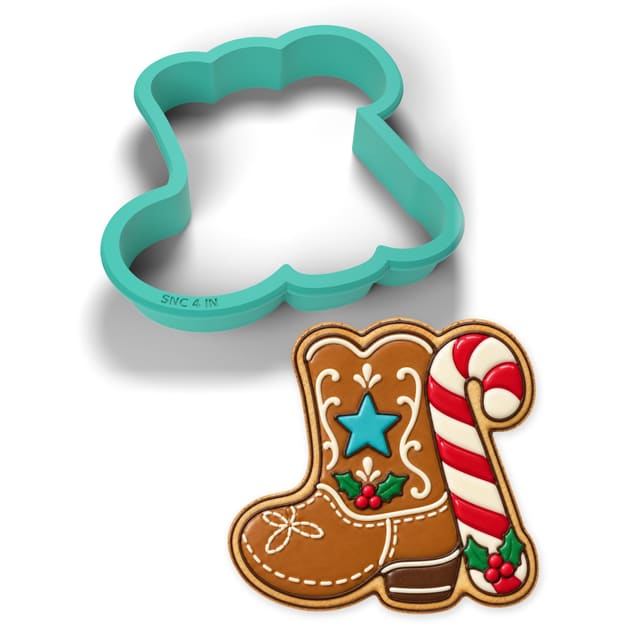 Boot Candy Cane cookie cutter