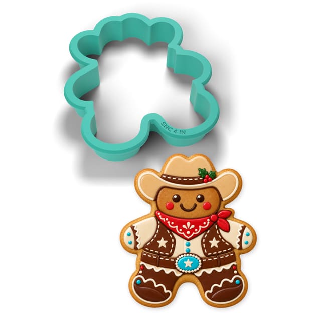 Cowboy Gingerbread Man cookie cutter