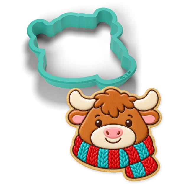 Longhorn Scarf cookie cutter
