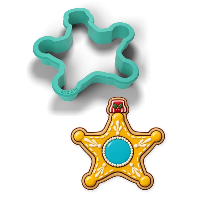 Sheriff Star Ornament cookie cutter