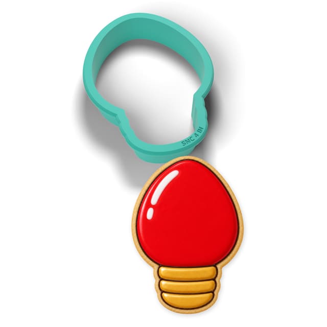 Christmas Light Bulb cookie cutter