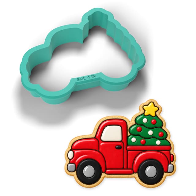 Christmas Tree Truck cookie cutter