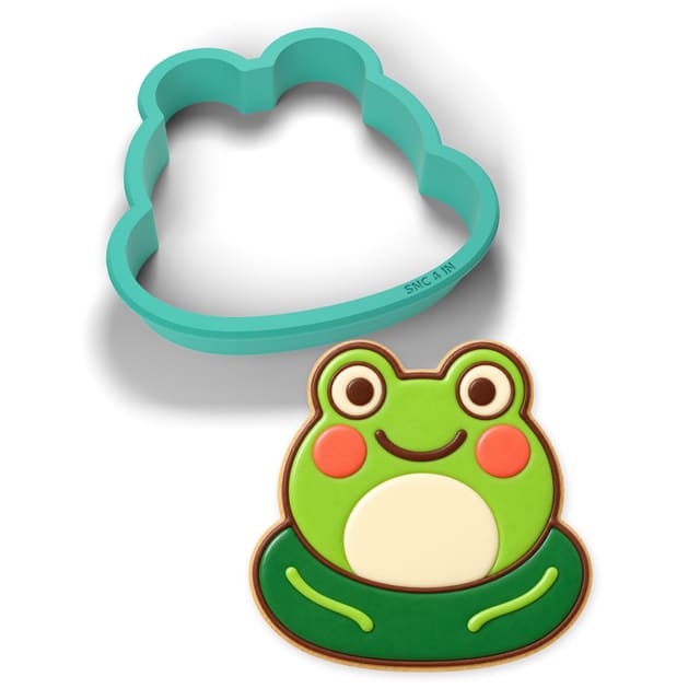 Lily Pad Frog cookie cutter