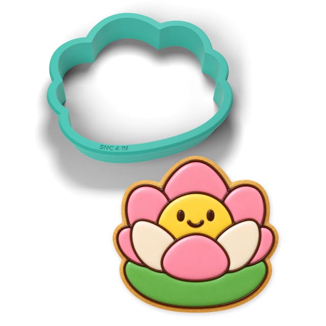 Lotus Flower cookie cutter