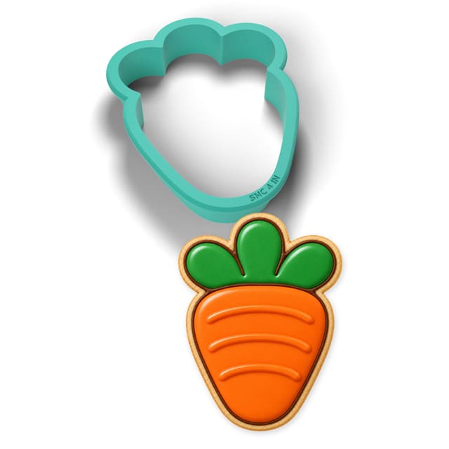 Carrot cookie cutter
