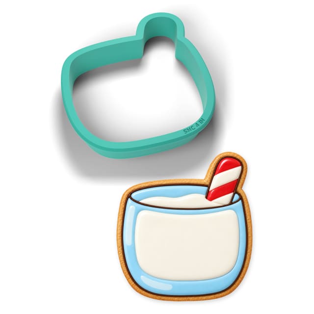 Glass of Milk cookie cutter