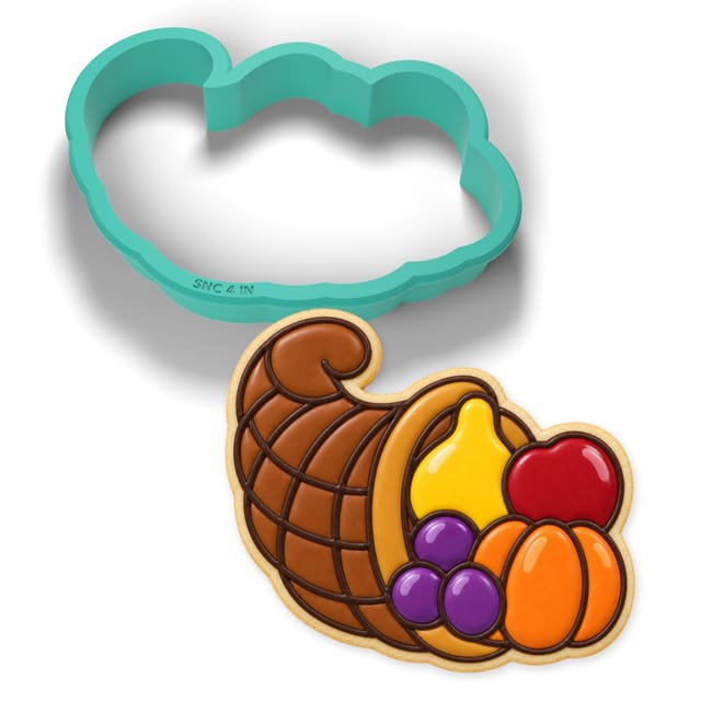 Cornucopia cookie cutter