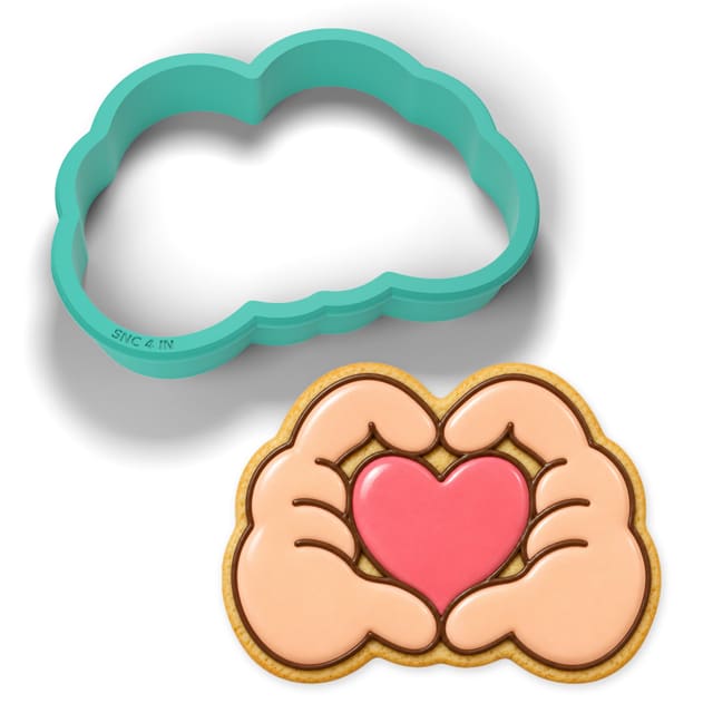 Heart Hands Sign cookie cutter