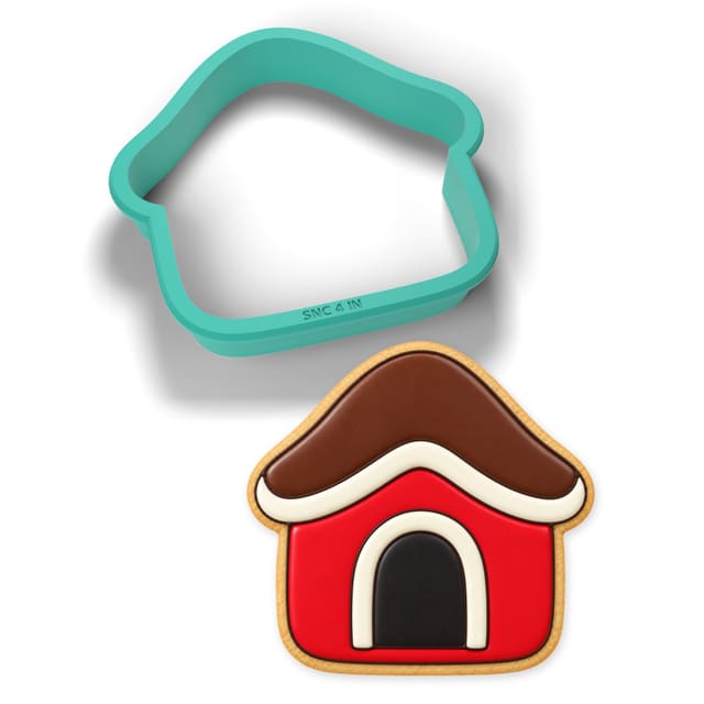 Dog House cookie cutter