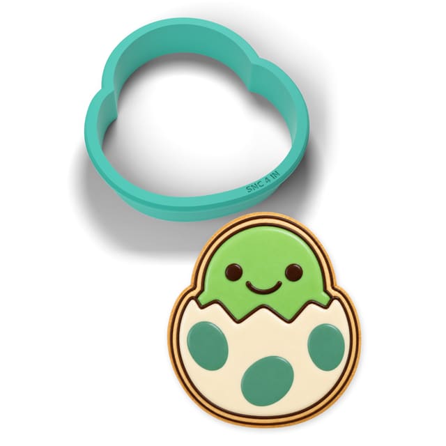 Hatching Dino Egg cookie cutter