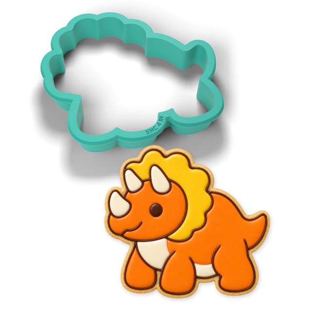 Triceratops cookie cutter