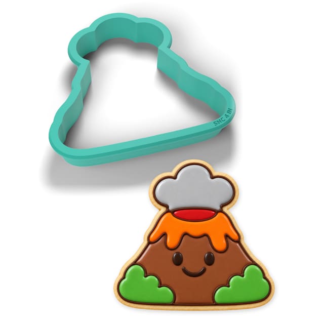 Volcano cookie cutter