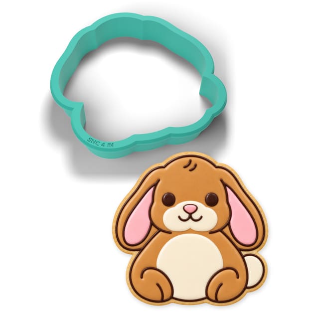 Lop-eared Bunny cookie cutter