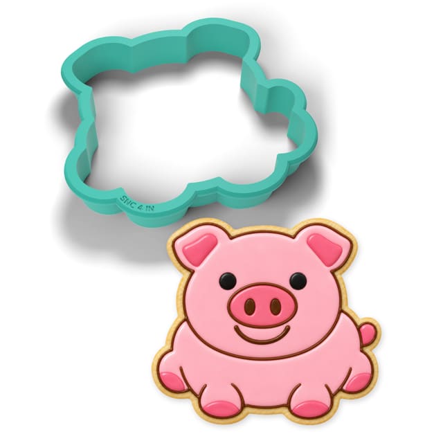 Pig cookie cutter