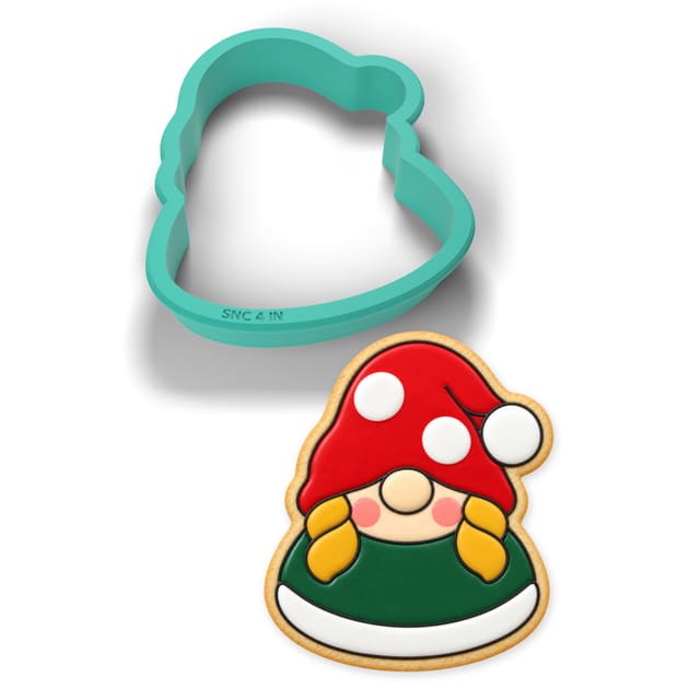 Girl Gnome cookie cutter