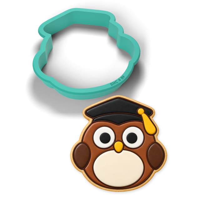 Grad Owl cookie cutter