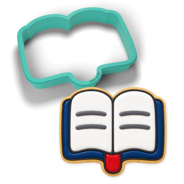 Open Book cookie cutter