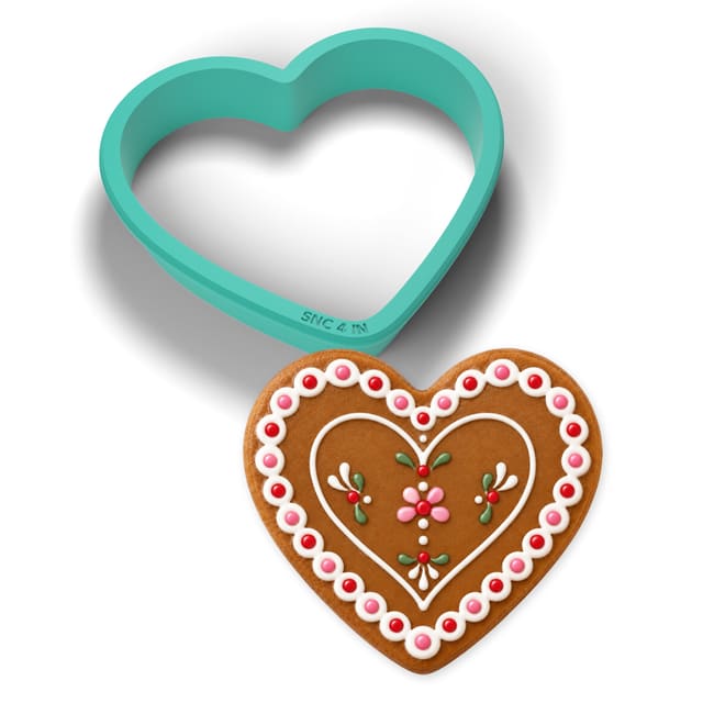 Gingerbread Heart cookie cutter