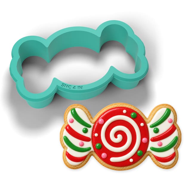Wrapped Candy cookie cutter