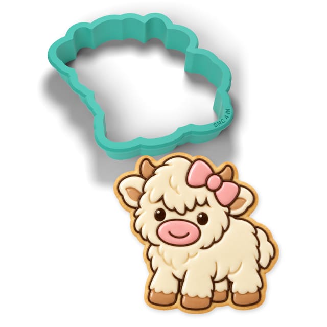 Highland Calf cookie cutter
