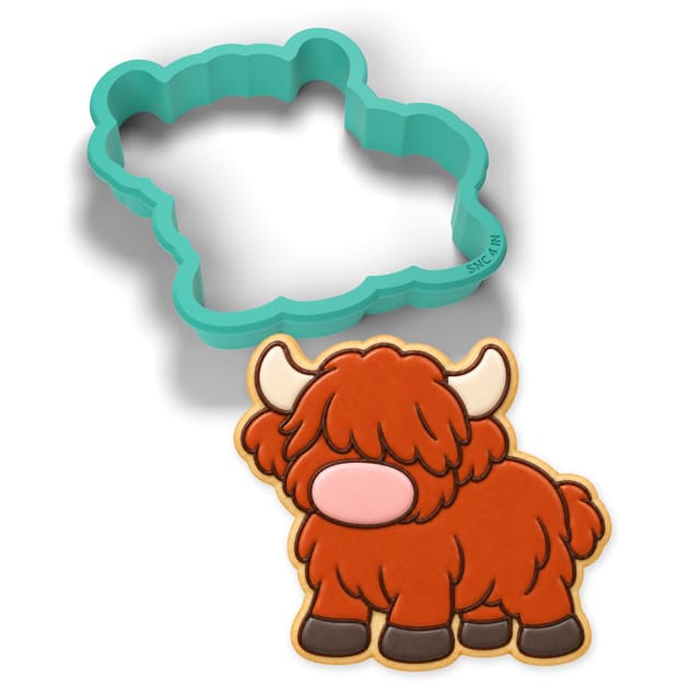 Standing Highland Cow cookie cutter