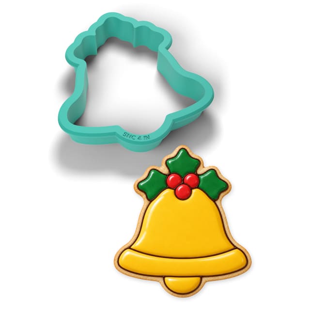 Holly Bell cookie cutter