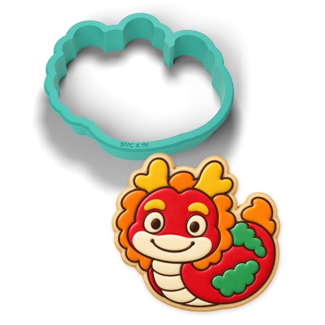 Lunar New Year Dragon cookie cutter