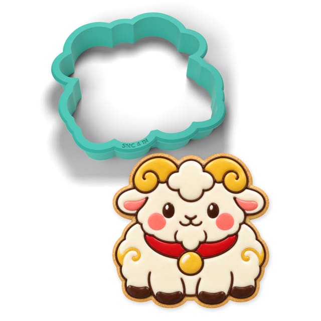 Zodiac Goat cookie cutter