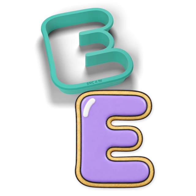 Letter E cookie cutter