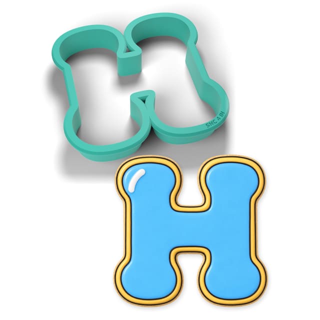 Letter H cookie cutter