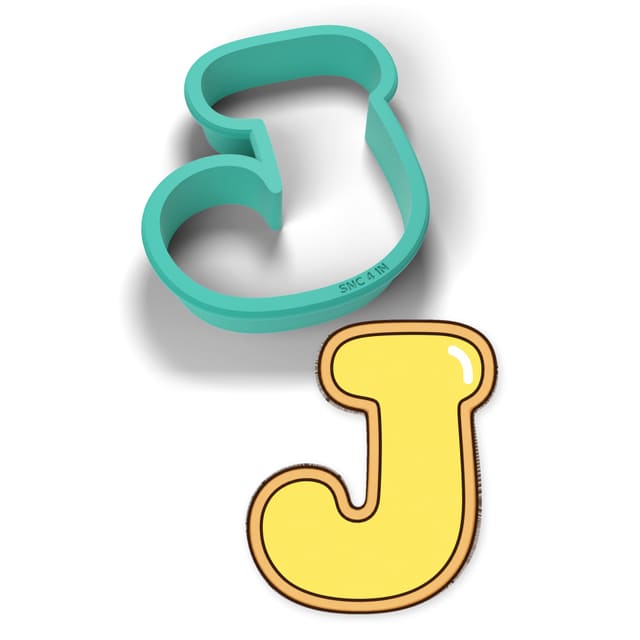 Letter J cookie cutter