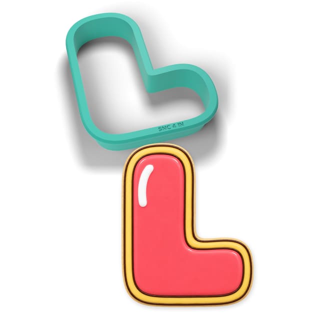 Letter L cookie cutter