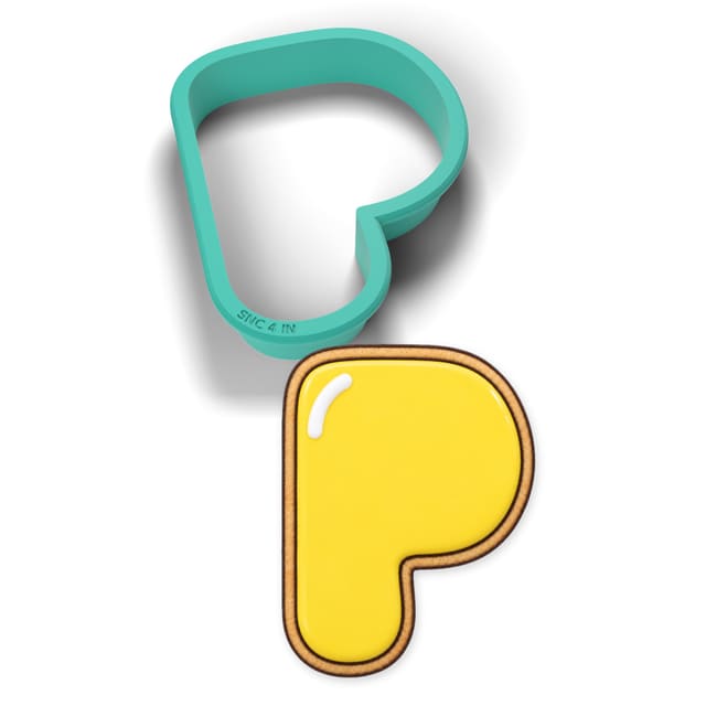 Letter P cookie cutter