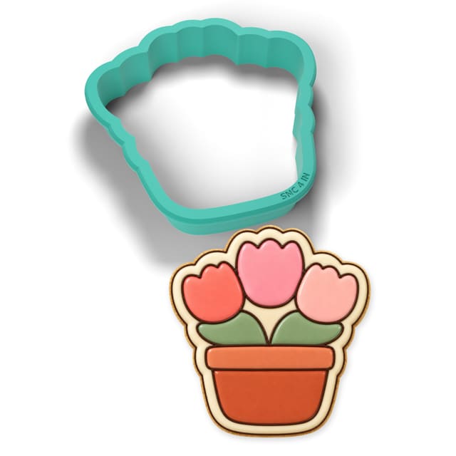 Flower Pot cookie cutter