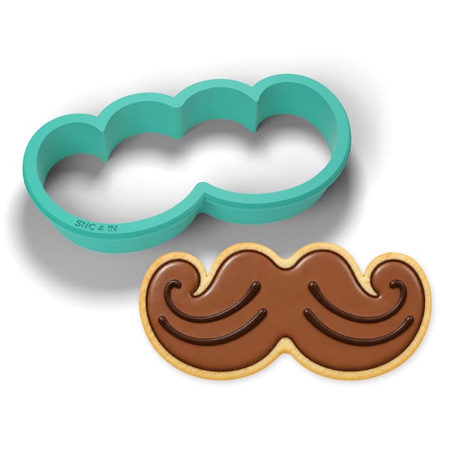 Mustache cookie cutter