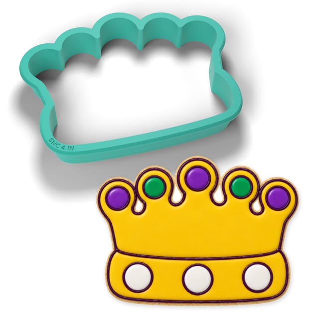 Mardi Gras Crown cookie cutter