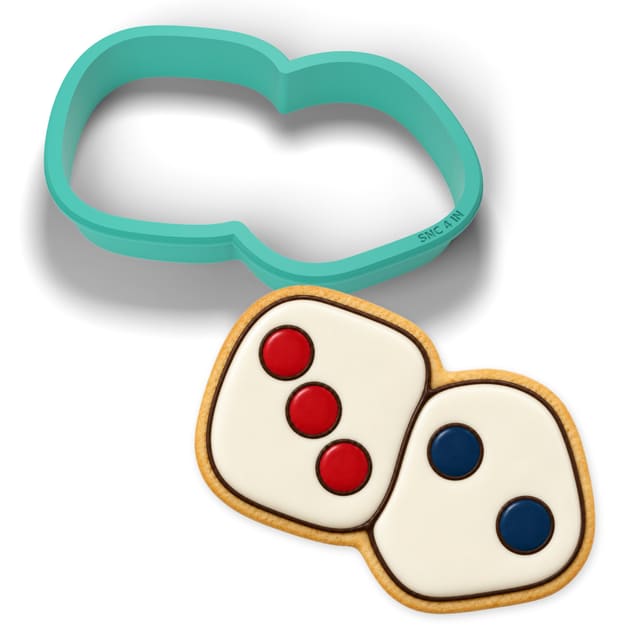 Pair of Dice cookie cutter