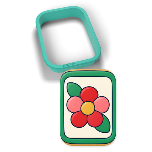 Flower Tile cookie cutter