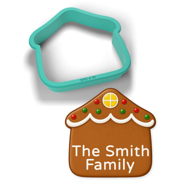 Personalized House cookie cutter