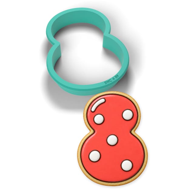 Number 8 cookie cutter