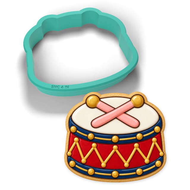 Toy Drum cookie cutter
