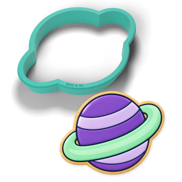 Ringed Planet cookie cutter