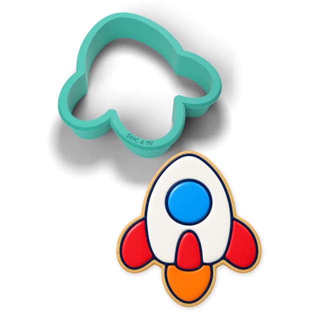 Rocket cookie cutter